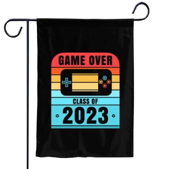 Game Over Class of 2023 Seniors Graduation Gifts Garden Flags