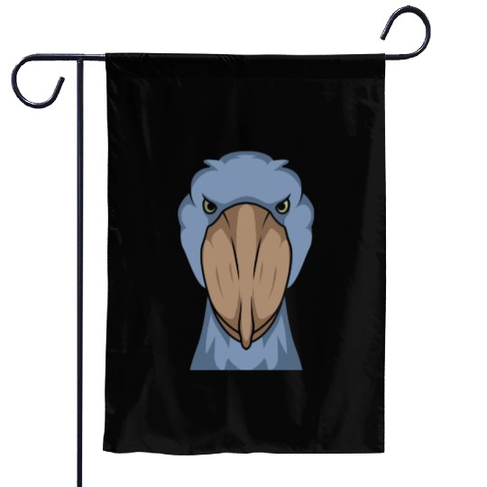 Cartoon Shoebill I Whalehead I Shoebill Bird 1 Garden Flags