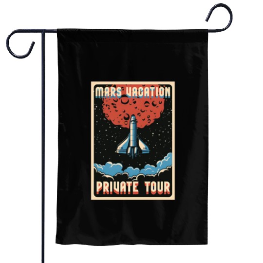 Mars vacation private Tour Garden Flags, Garden Flags, bags