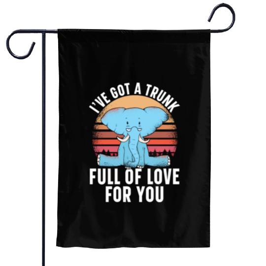 Elephant Lover Wildlife Animal Zoo Zookeeper Garden Flags