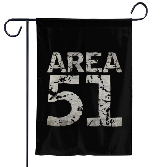Area 51 UFO Design Garden Flags