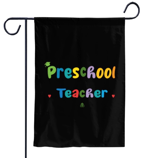 Preschool Teacher Funny Garden Flags