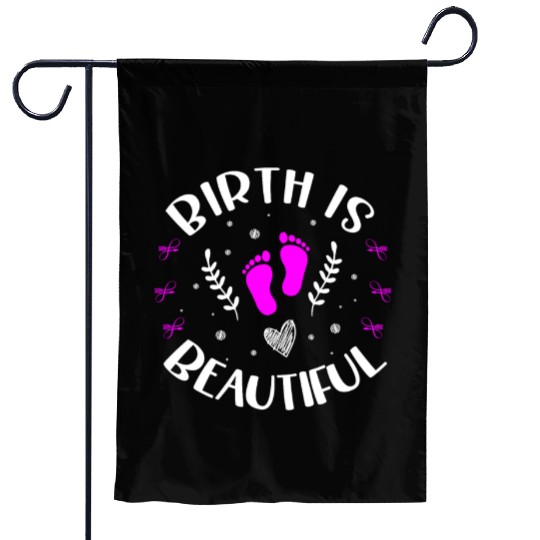 Doula Midwifery Birth Childbirth Pregnancy Midwife Garden Flags