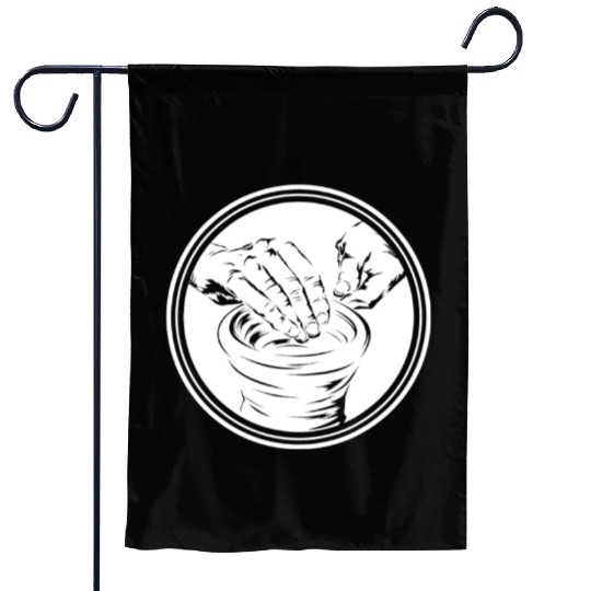 Funny Pottery Artist Art Teacher Clay Ceramics Garden Flags