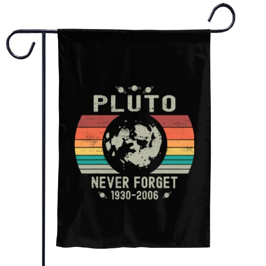 Funny Space Science Pluto Never Forget Astronomy Garden Flags