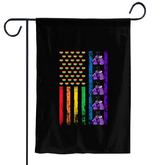American Sports Rainbow Flag LGBT Pride Month Garden Flags