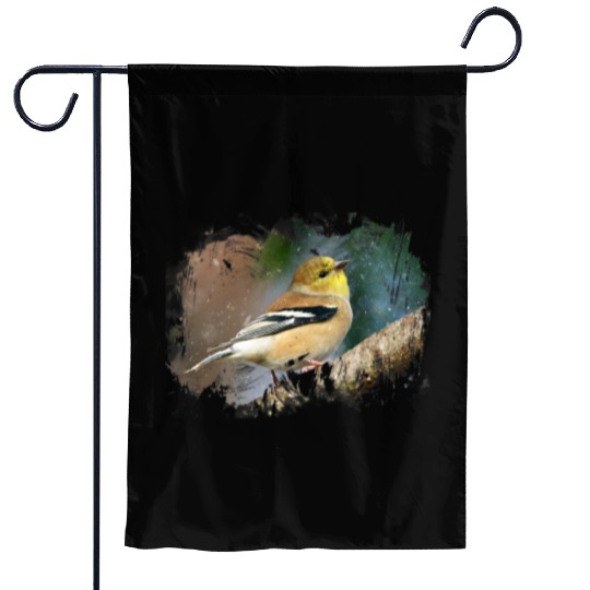 Goldfinch Bird for Nature Lovers Birder Gift Garden Flags