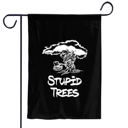 Stupid Trees Disc Golf Garden Flags