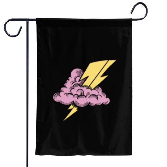 Lightning Bolt Garden Flags