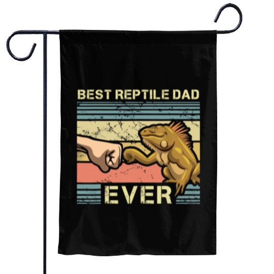 Best Reptile Dad Ever Garden Flags