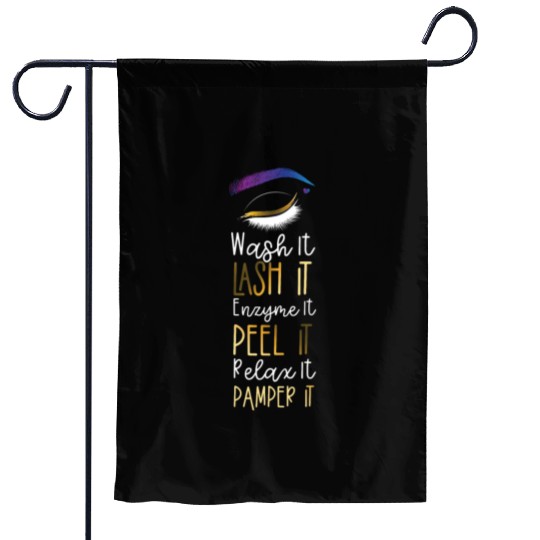 Cute Licensed Esthetician Skincare Garden Flags