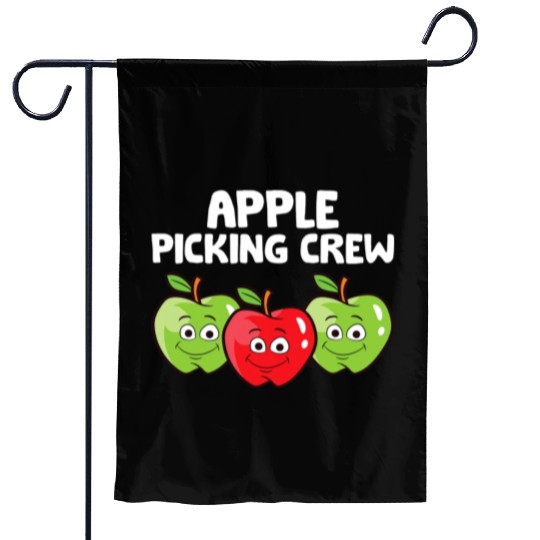 Apple Farmer Apple Lover Fruit Funny Apple Picking Garden Flags