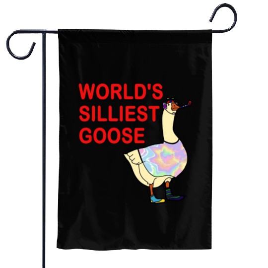 World's Silliest Goose Garden Flags