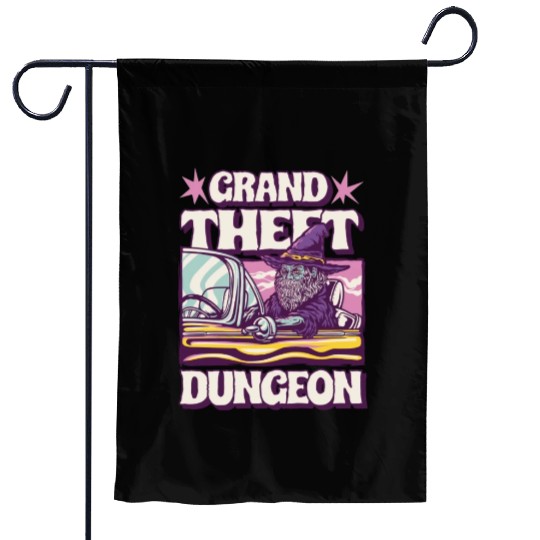 Grand Theft Dungeon Garden Flags