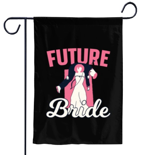 Future Wife Bachelorette Party Wedding Bride Garden Flags