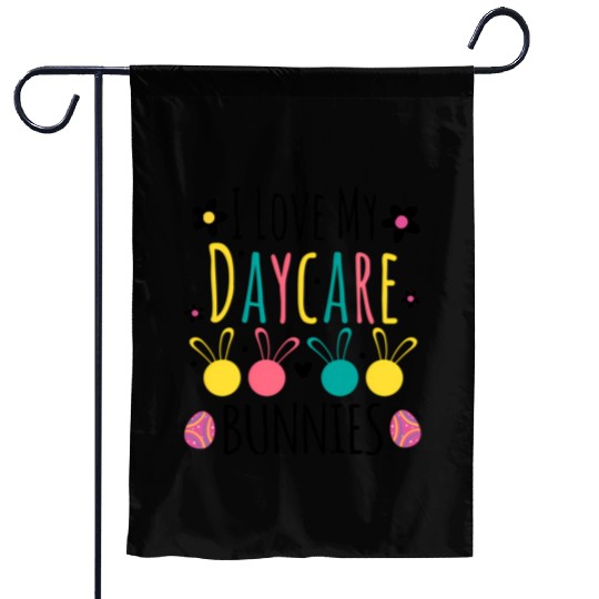 Easter Daycare Teacher Provider I Love My Daycare Garden Flags