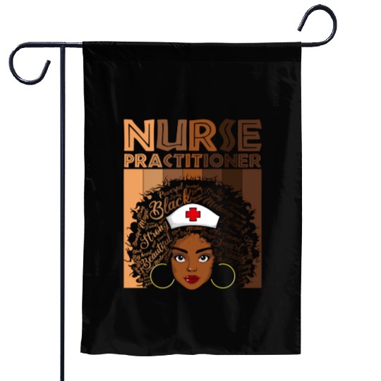 Nursing Practitioner Nurse For American African Garden Flags