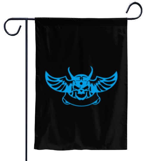 angry bird skull Garden Flags