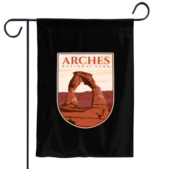 Arches national park Garden Flags