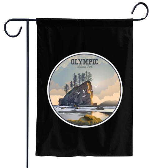 Olympic National Park Garden Flags