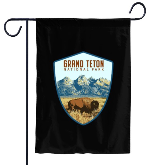 Grand teton national park Garden Flags