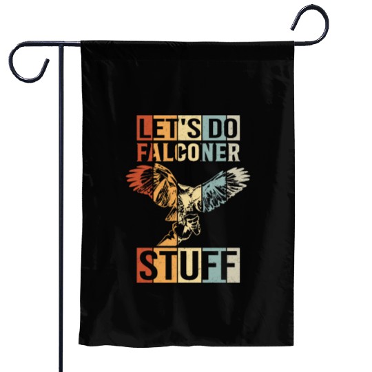 Falconer Stuff Falcon Lover Falconry Garden Flags