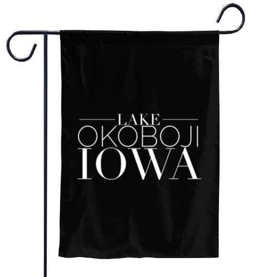 Lake Okoboji Iowa Garden Flags