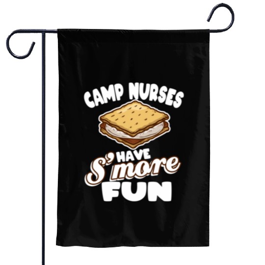 Camp Nurses Have S'More Fun Summer Camp Nursing Rn Garden Flags