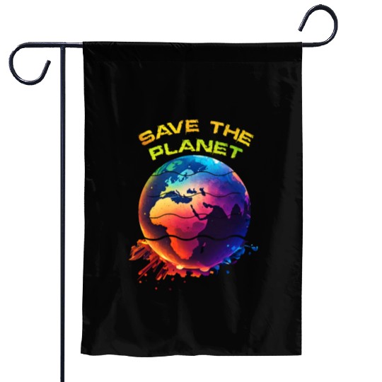 Save the Planet Nature Environment Earth Garden Flags
