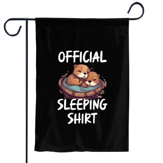 Official sleeping pajama Garden Flags sea otter
