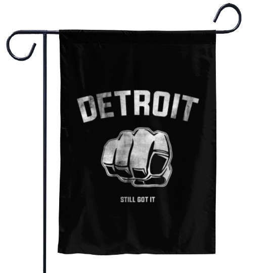 Detroit Fist Style For Detroit Garden Flags