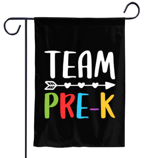 Team Pre-K Teacher Back To School Garden Flags