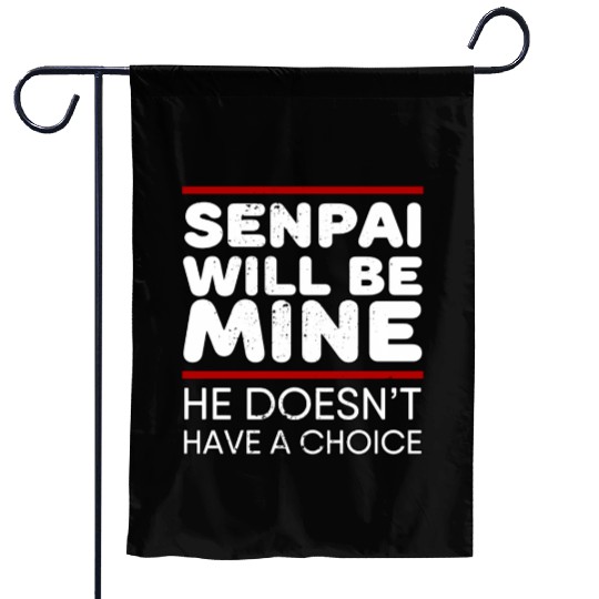 Senpai Will Be Mine Yandere Cosplay Garden Flags