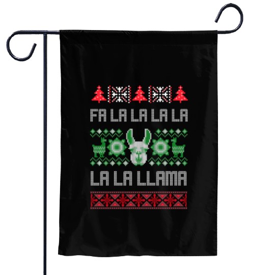 Fa La La Llama Ugly Llama Garden Flags