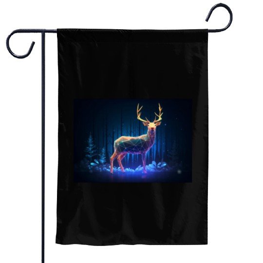 Neon Wilderness Garden Flags