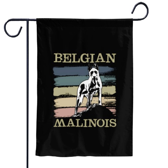 Belgian Malinois T Dog Garden Flags