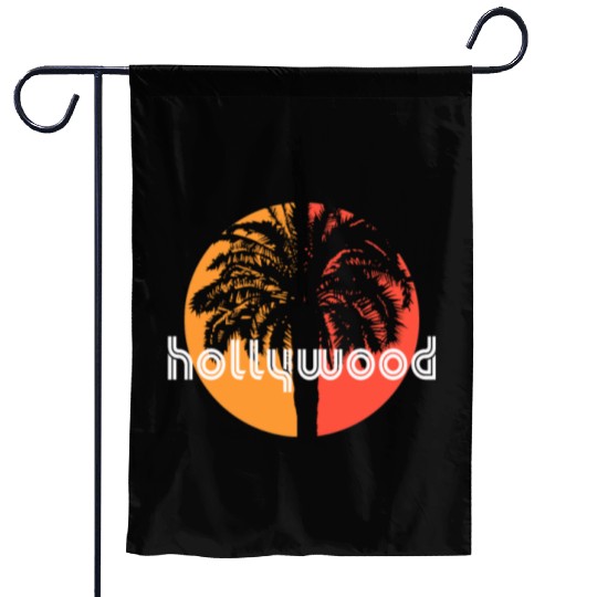 Hollywood California Artistic Vacation Souvenir Garden Flags