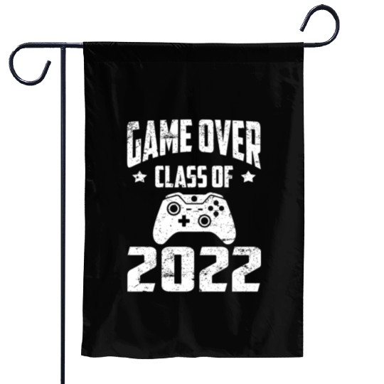 Game Over Class Of 2022 Senior Graduation Gamer Vi Garden Flags