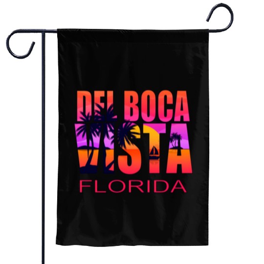 Del Boca Vista Retirement Community Novelty Garden Flags