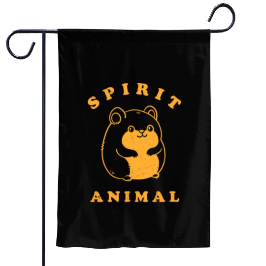 Hamster Spirit Animal Hamster Quote Garden Flags