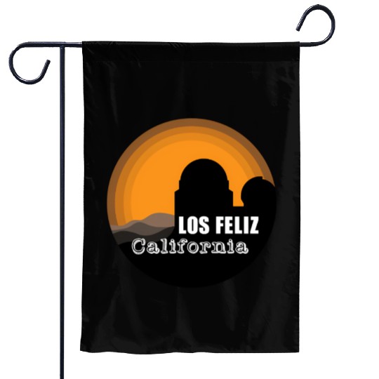 Los Feliz California Los Angeles Griffith Observat Garden Flags