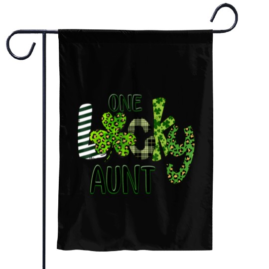 One Lucky Aun Shamrock St Patrick'S Day Garden Flags