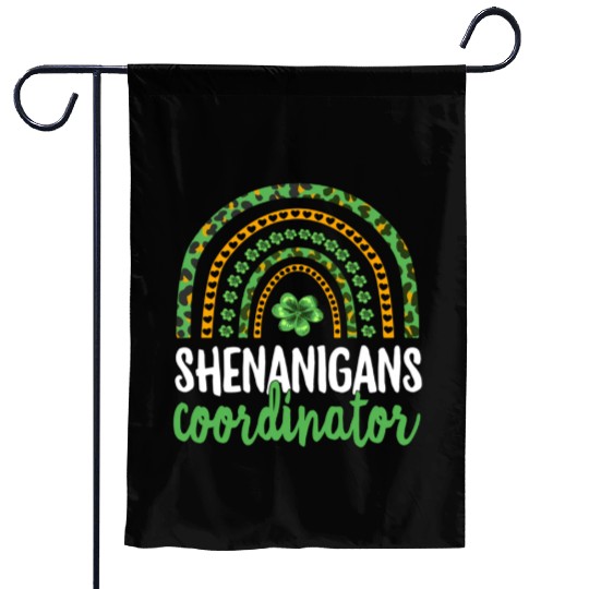 Shenanigans Coordinator Teacher St PatricDay Garden Flags