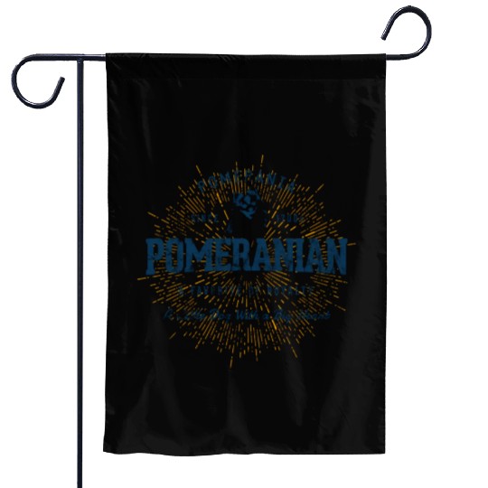 Pomeranian Garden Flags