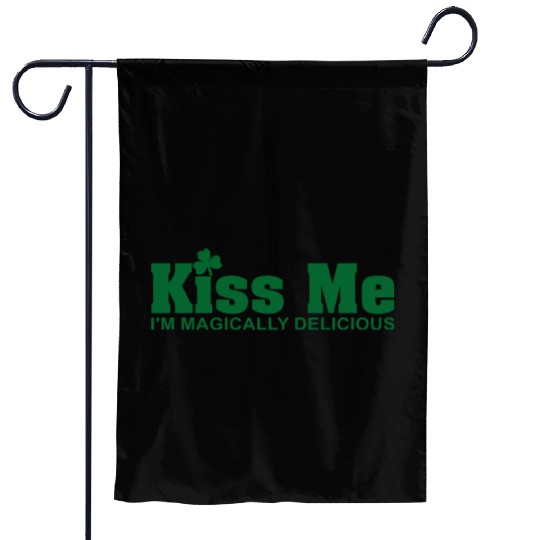 Kiss Me I'm Magically Delicious Garden Flags