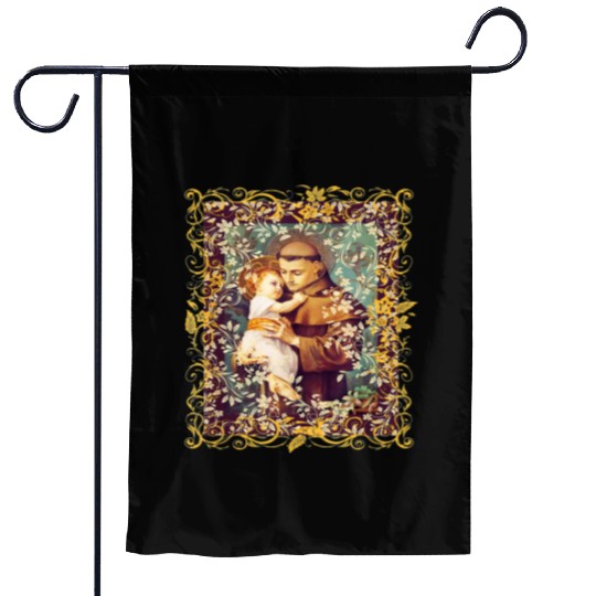 Saint Anthony of Padua Catholic St. Rosary Prayer Garden Flags