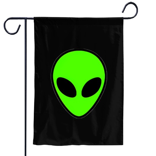 Alien Head Pocket Patch Area 51 Garden Flags
