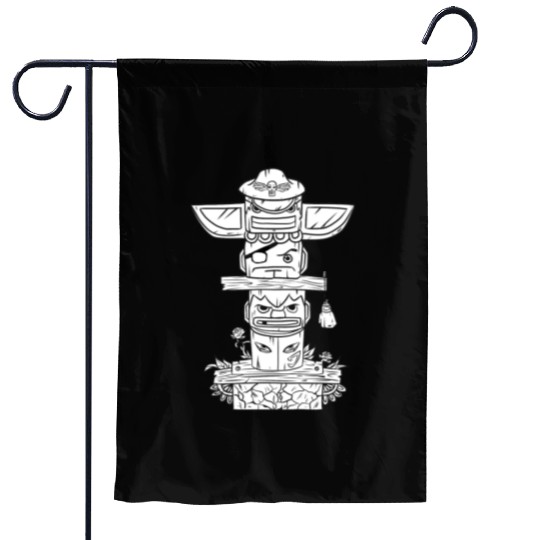 Totem Street Fighter Shadaloo Garden Flags
