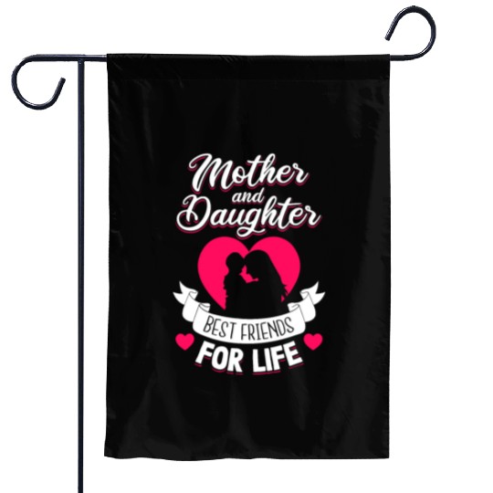 Mother and Daughter Best Friends for Life Mothers Garden Flags