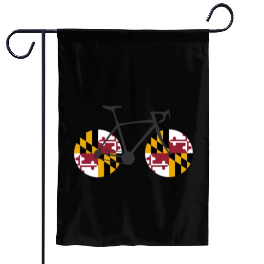 Maryland Flag Cycling Garden Flags